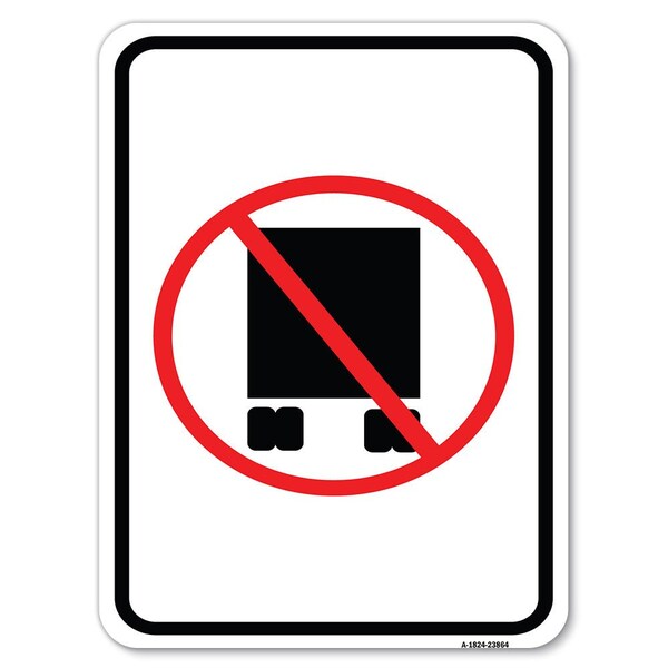 Safety Sign, 18 in Height, Aluminum, 24 in Length, 23864